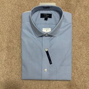 J. Crew- Medium- neck 15-15 1/2 - Light Blue